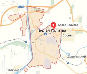 Карта: Белая Калитва