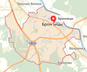Карта: Бронницы