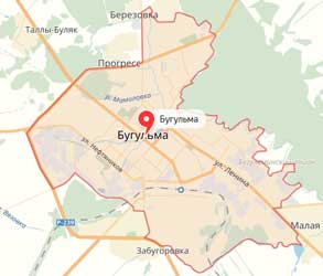 Карта: Бугульма