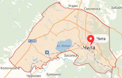 Карта: Чита