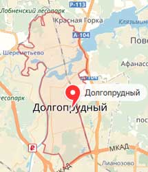 Карта: Долгопрудный