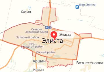 Карта: Элиста