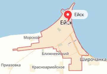 Карта: Ейск