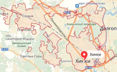 Карта: Химки
