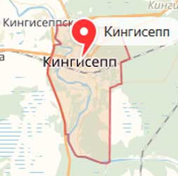 Карта: Кингисепп