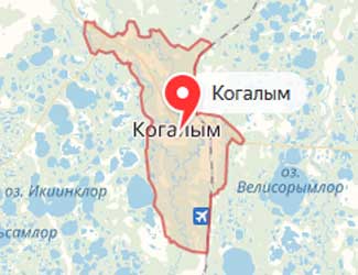 Карта: Когалым