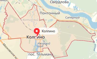 Карта: Колпино