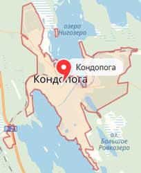 Карта: Кондопога