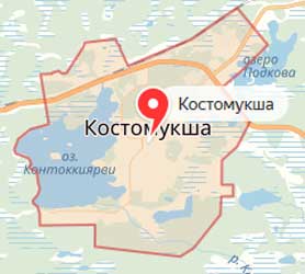 Карта: Костомукша