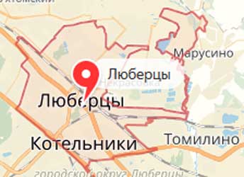 Карта: Люберцы