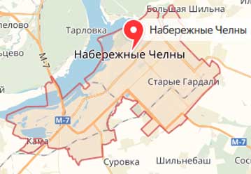 Карта: Набережные Челны