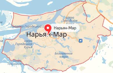 Карта: Нарьян-Мар