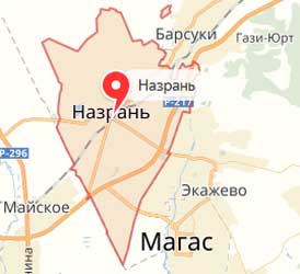 Карта: Назрань
