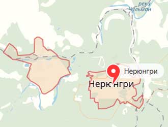 Карта: Нерюнгри