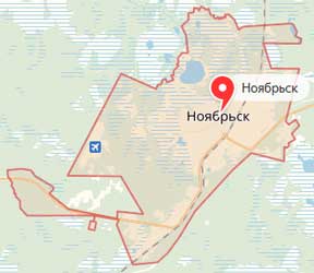 Карта: Ноябрьск