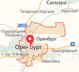 Карта: Оренбург