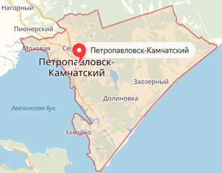 Карта: Петропавловск-Камчатский