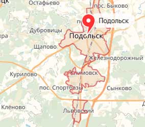 Карта: Подольск