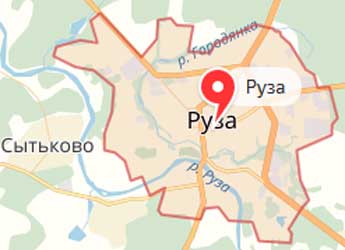 Карта: Руза