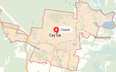 Карта: Серов