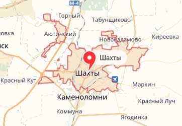 Карта: Шахты