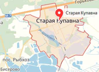 Карта: Старая Купавна