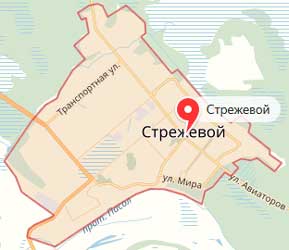 Карта: Стрежевой