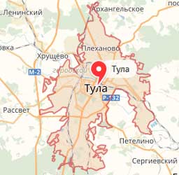 Карта: Тула