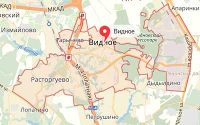 Карта: Видное