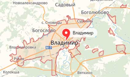 Карта: Владимир