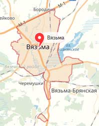 Карта: Вязьма