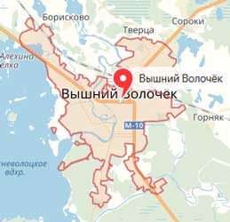 Карта: Вышний Волочёк
