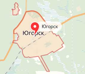 Карта: Югорск