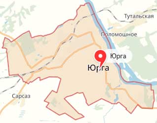 Карта: Юрга