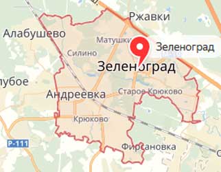 Карта: Зеленоград