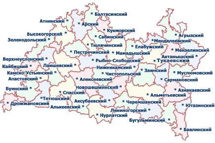 Карта: Татарстан